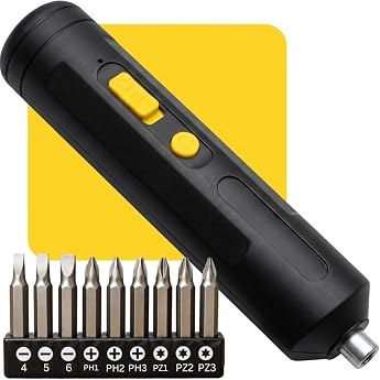 Mini Parafusadeira Elétrica de Precisão Recarregável Portátil 68 em 1 | 64 Bits