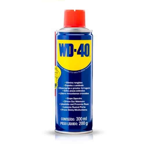 WD-40 Fórmula Original - Multiusos Aerossol 300ml, 200g - Desengripa, lubrifica e protege contra ferrugem