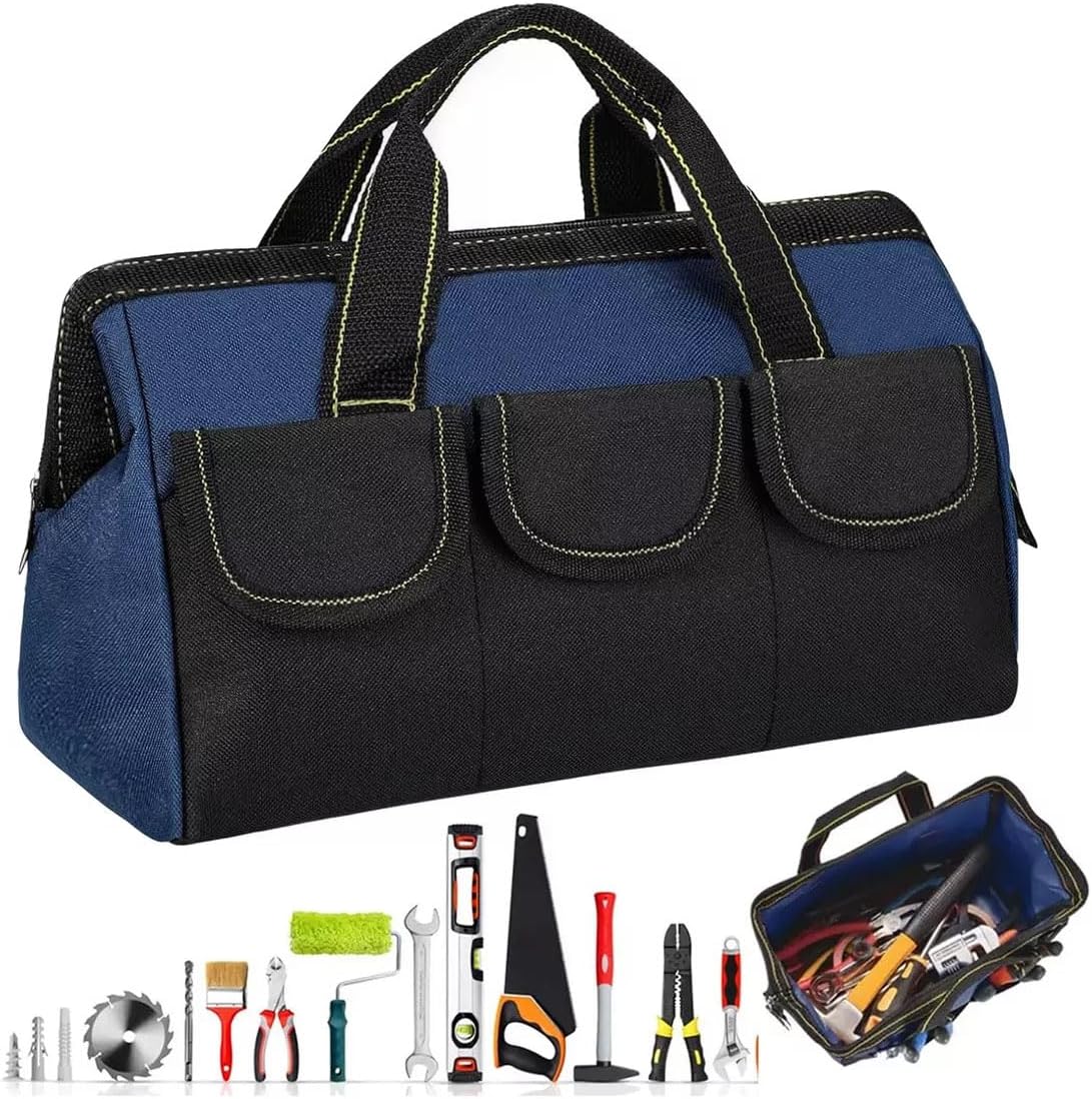 Bolsa de Ferramentas Profissional 31cm Impermeável Múltiplos Compartimentos