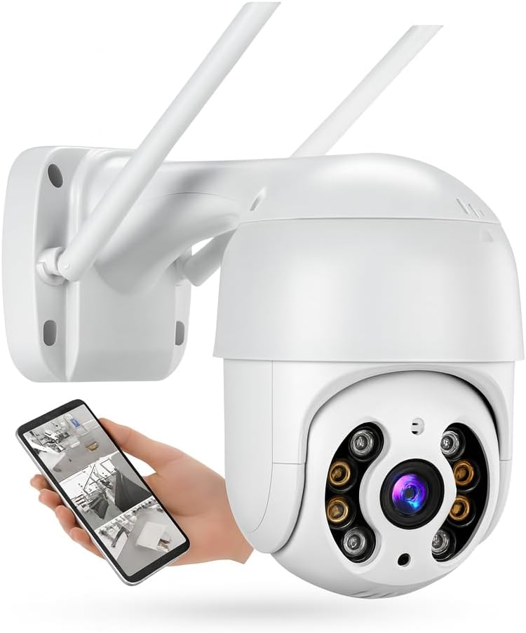 Câmera de Segurança Wi-Fi Externa IP A8 Full HD Visão Noturna Prova d'Água