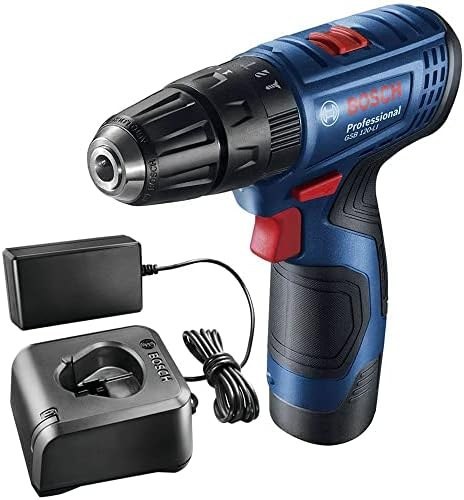 Furadeira e Parafusadeira Bosch GSB 120-LI 12V com Bateria e Maleta