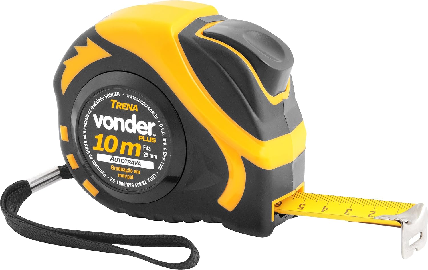 Vonder Plus Trena Curta Aço Autotrava 10m x 25mm
