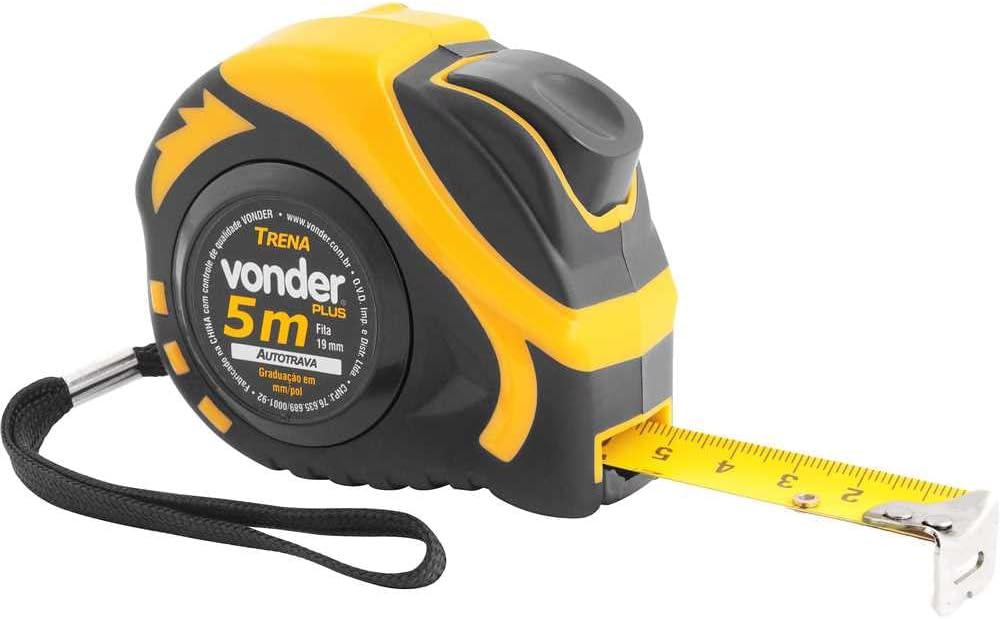 Vonder Trena Curta 5m x 19mm Aço Auto-Trava