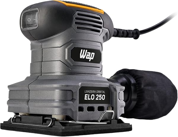 WAP Lixadeira Roto Orbital ELO 250 250W 127V com Coletor de Pó