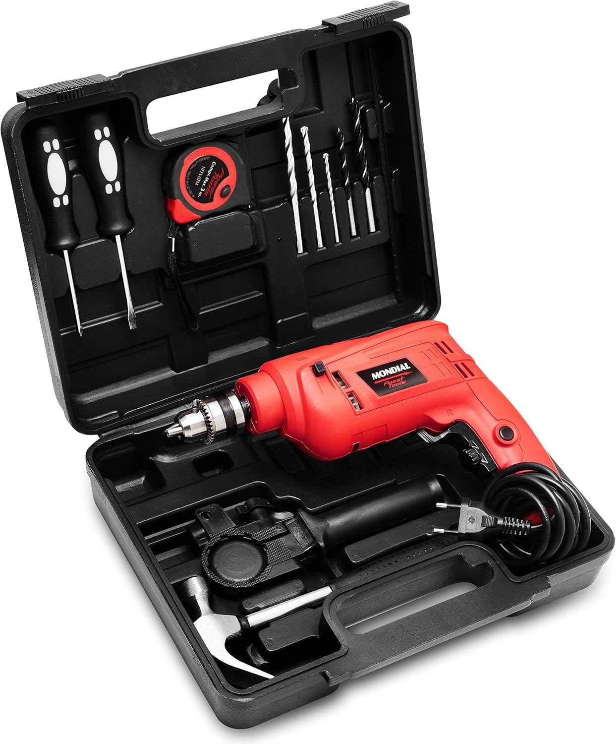 WAP Parafusadeira e Furadeira de Impacto 3/8" WF-700K10 700W 220V + 11 Acessórios
